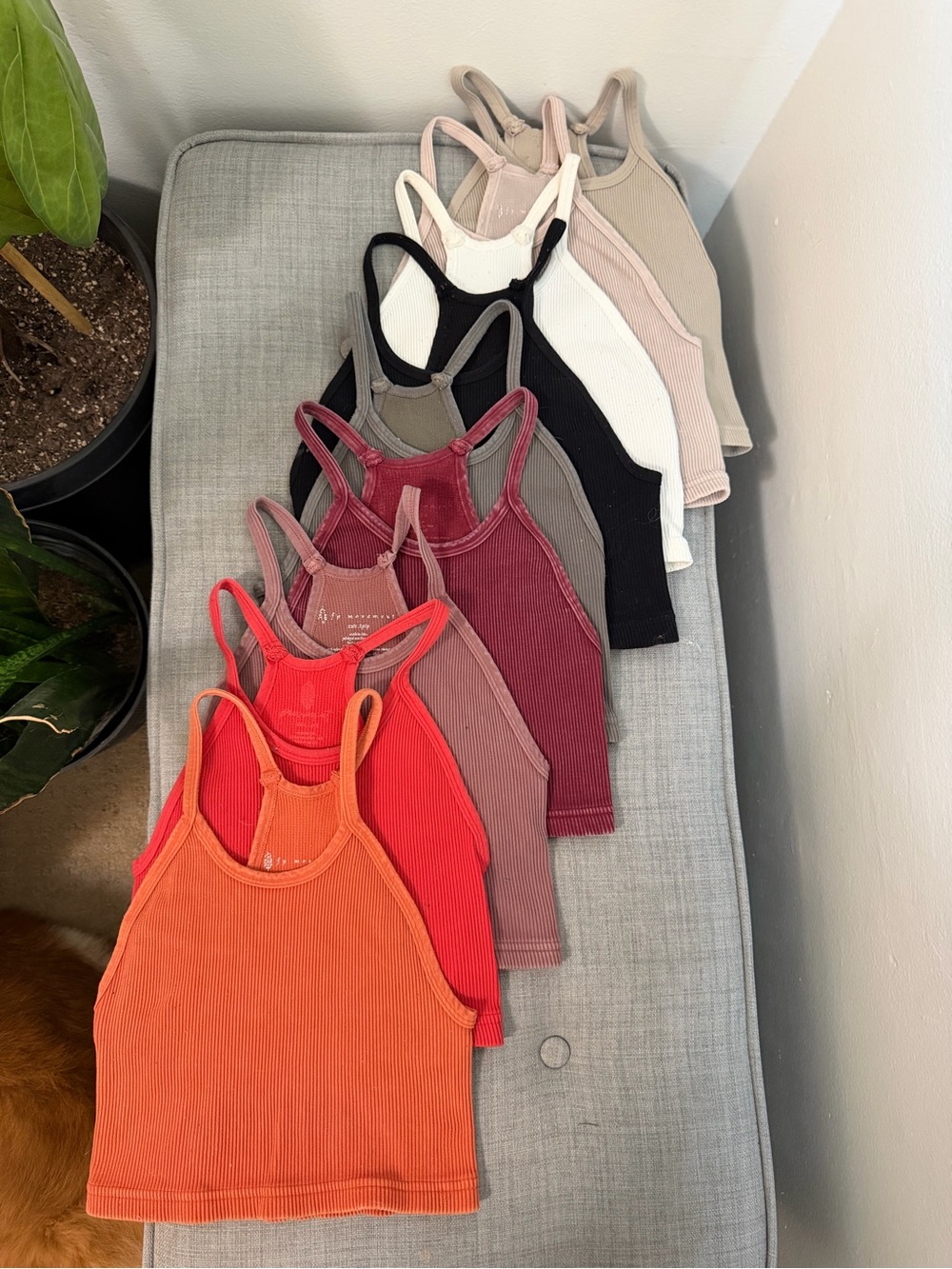 Bundle! 9 Women’s Free People Movement Happiness Runs Cropped Tank Tops (XS/S)